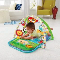 Fisher-Price Fisher Price 3-in-1 Muzikale Activiteiten Gym -Babygyms || hobbelfiguren || vormenstoven Winkel 550x526 1