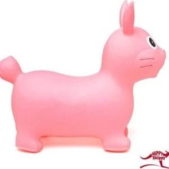 Hippy Skippy Willemijn Het Konijn Roze -Babygyms || hobbelfiguren || vormenstoven Winkel 550x528 10