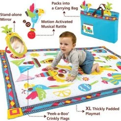 Yookidoo Speelkleed Fiesta Incl. Tas 100 X 140 Cm -Babygyms || hobbelfiguren || vormenstoven Winkel 550x528 3