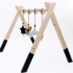 Skodie Babygym - Houten Baby Speelgoed - Handgemaakt - Speelboog - Duurzaam - Vanaf 0 Maanden -Babygyms || hobbelfiguren || vormenstoven Winkel 550x530 2