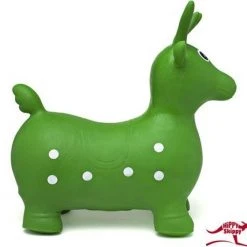 Hippy Skippy - Hert Groen -Babygyms || hobbelfiguren || vormenstoven Winkel 550x530 22