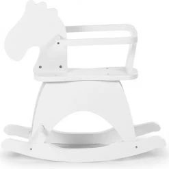 Childhome CHILDWOOD - SCHOMMELPAARD WIT + BEUGEL