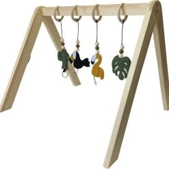 Skodie Babygym - Houten Baby Speelgoed - Handgemaakt - Speelboog - Duurzaam - Vanaf 0 Maanden -Babygyms || hobbelfiguren || vormenstoven Winkel 550x535 1