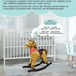 Infantastic® Hobbelpaard - Vanaf 1 Jaar - Met Geluidseffecten - Schommelspeelgoed -Babygyms || hobbelfiguren || vormenstoven Winkel 550x535 15