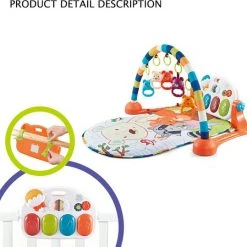 I-Wannhave Muziek Baby Mat Met Speeltjes En Piano Voor Baby 0-2 Jaar - Babymat - Baby Speelmat - Interactief Speelmat -Babygyms || hobbelfiguren || vormenstoven Winkel 550x539 2