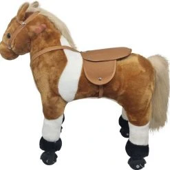 Playwood - Mechanisch Rijdend Paard Met Geluid -Babygyms || hobbelfiguren || vormenstoven Winkel 550x541 10