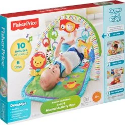 Fisher-Price Fisher Price 3-in-1 Muzikale Activiteiten Gym -Babygyms || hobbelfiguren || vormenstoven Winkel 550x543