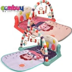 Merkloos Muziek Baby Mat Met Speeltjes En Piano Voor Baby 0-2 Jaar - Babymat - Baby Speelmat - Interactief Speelmat Met Kleine Speeltjes En Centimers Turquoise -Babygyms || hobbelfiguren || vormenstoven Winkel 550x543 3