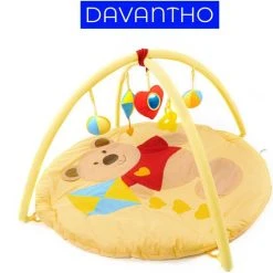 Davantho BabyGym Schatigebeer - Playgym - Speelmat - Speelkleed - Activiteiten Kleed - Kraamcadeau - Speelgym - Playgym - Duurzaam