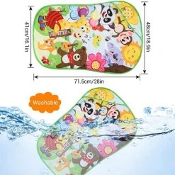 Deluxe HB Babygym - Zinaps Music Activity Mat, Baby Play Mat, Fitness Crawling Mat Met Soft Play Arch And Piano, Speel Boog Met 5 Verwijderbare Speelgoed Van 0 Maanden (groen) (WK 02129) -Babygyms || hobbelfiguren || vormenstoven Winkel 550x543 7