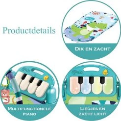 Ibi-Inn Babygym Met Speeltjes En Piano Voor Baby 0-3 Jaar - Babymat - Baby Speelmat - Interactief Speelmat -Babygyms || hobbelfiguren || vormenstoven Winkel 550x546 3
