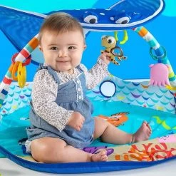 Bright Starts Mr. Ray Ocean Lights Activity Gym 27 Bright Starts Mr. Ray Ocean Lights Activity Gym -Babygyms || hobbelfiguren || vormenstoven Winkel 550x550 114