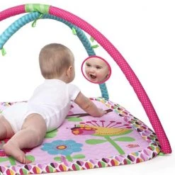 Bright Starts Pink Charming Chirps Activity Gym -Babygyms || hobbelfiguren || vormenstoven Winkel 550x550 131