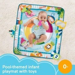 Fisher-Price - Speelmat Met Zwembadthema - Activiteitenmat -Babygyms || hobbelfiguren || vormenstoven Winkel 550x550 178