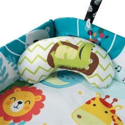 Lionelo Anika Plus Multicolor - Babygym - 2 In 1 Speelkleed - 5 Speelgoed -Babygyms || hobbelfiguren || vormenstoven Winkel 550x550 188