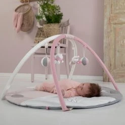 Nijntje Speelkleed Met Boog Pink Baby Rib -Babygyms || hobbelfiguren || vormenstoven Winkel 550x550 200