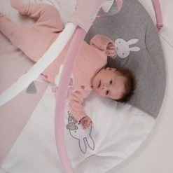 Nijntje Speelkleed Met Boog Pink Baby Rib -Babygyms || hobbelfiguren || vormenstoven Winkel 550x550 202
