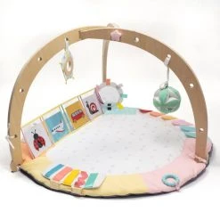 Babygyms || hobbelfiguren || vormenstoven Winkel 24 Oh My Baby - Babygym - Houten Speelkleed - 0 Tot 12 Maanden
