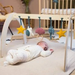 Baby Bello Sammy De Zeester - Babygym Speeltjes - Baby Speelgoed -Babygyms || hobbelfiguren || vormenstoven Winkel 550x550 275