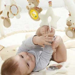 Babygym, Baby Cadeau - Jongen & Meisje, Dierenvriendjes Speelmat, Interactief Speelgoed - Multikleuren. -Babygyms || hobbelfiguren || vormenstoven Winkel 550x550 278