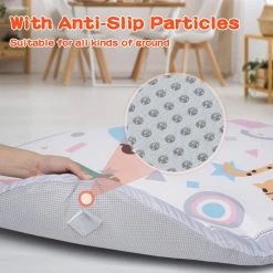 Babygym - Dikke Speelmat Voor Baby - Geschikt Voor Harde Vloeren - Spelend Leren - Lekker Zacht -Babygyms || hobbelfiguren || vormenstoven Winkel 550x550 312