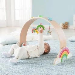 Howa Houten Activity Gym - Baby Gym "my Rainbow" 6011 -Babygyms || hobbelfiguren || vormenstoven Winkel 550x550 348