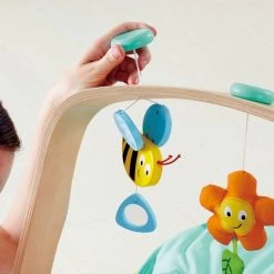Hape Baby-gym Met Speelkleed |Draagbaar 5-delig Groen -Babygyms || hobbelfiguren || vormenstoven Winkel 550x550 376