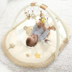 Babygym, Baby Cadeau - Jongen & Meisje, Dierenvriendjes Speelmat, Interactief Speelgoed - Multikleuren. -Babygyms || hobbelfiguren || vormenstoven Winkel 550x550 399