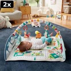 2x Fisher-Price City Activity Center Met Jumbo Speelmat -Babygyms || hobbelfiguren || vormenstoven Winkel 550x550 477