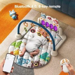 Babygym, Baby Cadeau - Jongen & Meisje, Dierenvriendjes Speelmat, Interactief Speelgoed - Multikleuren. -Babygyms || hobbelfiguren || vormenstoven Winkel 550x550 542