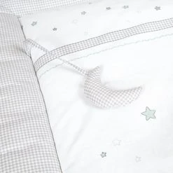 Roba Speelkleed Magic Stars Junior 100 X 100 Cm Katoen Lichtgrijs -Babygyms || hobbelfiguren || vormenstoven Winkel 550x550 572