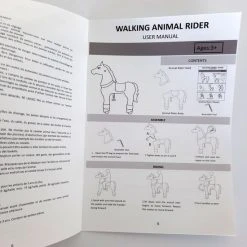2iX - Rijdend Speelgoed Paard - Bruin - Pluche - Inline Skate Wielen - Hobbelpaard Voor Jongens En Meisjes 4 Tot 9 Jaar -Babygyms || hobbelfiguren || vormenstoven Winkel 550x550 621
