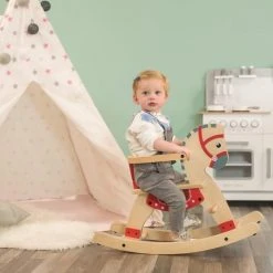 Bandits & Angels Houten Hobbelpaard Met Beugel -Babygyms || hobbelfiguren || vormenstoven Winkel 550x550 632
