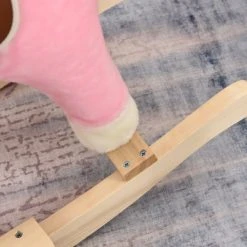 Zenzee Hobbeldier - Hobbelpaard - Paarden - Speelgoed Voor 36-72 Maanden - 65L X 32,5W X 61H Cm - Roze -Babygyms || hobbelfiguren || vormenstoven Winkel 550x550 645