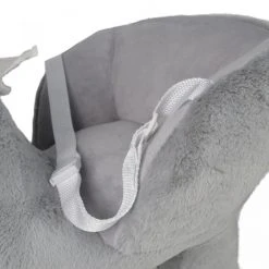 Infantastic GoodVibes - Hobbelpaard Voor Baby En Kind - Schommel Olifant - Stevige Constructie - Knuffelzacht Met Geluidseffecten - Grijs -Babygyms || hobbelfiguren || vormenstoven Winkel 550x550 660