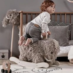Iddink Groep Kids Concept - Schommel Mammoet - Houten Speelgoed -Babygyms || hobbelfiguren || vormenstoven Winkel 550x550 675