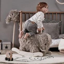 Iddink Groep Kids Concept - Schommel Mammoet - Houten Speelgoed -Babygyms || hobbelfiguren || vormenstoven Winkel 550x550 678