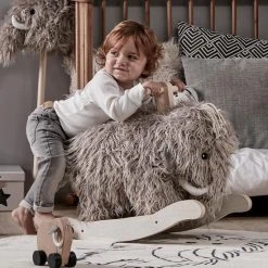 Iddink Groep Kids Concept - Schommel Mammoet - Houten Speelgoed -Babygyms || hobbelfiguren || vormenstoven Winkel 550x550 683