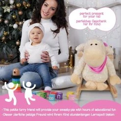 Infantastic- Hobbeldier, Schommel Schaapje, Hobbel Schaap- Muziekfunctie -Babygyms || hobbelfiguren || vormenstoven Winkel 550x550 684