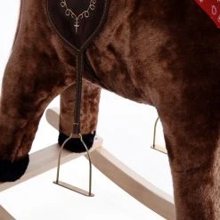 Merkloos Spielwerk Schommelstoel Kinderen Paard Met Stojgbeugels -Babygyms || hobbelfiguren || vormenstoven Winkel 550x550 698