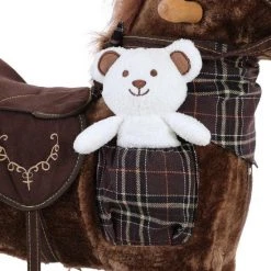 Merkloos Spielwerk Schommelstoel Kinderen Paard Met Stojgbeugels -Babygyms || hobbelfiguren || vormenstoven Winkel 550x550 702