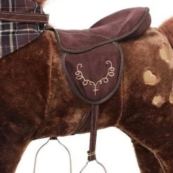 Merkloos Spielwerk Schommelstoel Kinderen Paard Met Stojgbeugels -Babygyms || hobbelfiguren || vormenstoven Winkel 550x550 703