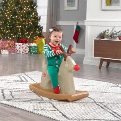 Step2 Rudolph The Rocking Reindeer - Rudolf Rendier Hobbelpaard Van Kunststof - Kerst Speelgoed Voor Kinderen Vanaf 1 Jaar -Babygyms || hobbelfiguren || vormenstoven Winkel 550x550 711