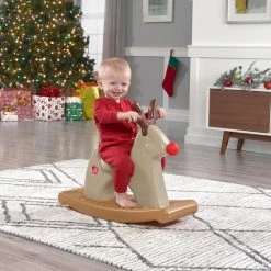 Step2 Rudolph The Rocking Reindeer - Rudolf Rendier Hobbelpaard Van Kunststof - Kerst Speelgoed Voor Kinderen Vanaf 1 Jaar -Babygyms || hobbelfiguren || vormenstoven Winkel 550x550 712