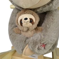 Infantastic- Hobbeldier -schommel Luiaard, Hobbelluiaard, Muziekfunctie -Babygyms || hobbelfiguren || vormenstoven Winkel 550x550 775