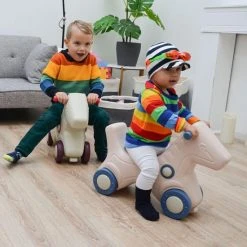 LittleTom 2-in-1 Hobbelpaard En Voertuig - Kinderen Vanaf 1 Jaar - Baby Hobbeldier Binnen En Buiten -Babygyms || hobbelfiguren || vormenstoven Winkel 550x550 782