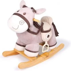 Small Foot Company - Houten Hobbelpaard - Sheriff - Wit/bruin