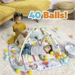 Babygym, Baby Cadeau - Jongen & Meisje, Dierenvriendjes Speelmat, Interactief Speelgoed – Multikleuren -Babygyms || hobbelfiguren || vormenstoven Winkel 550x550 809