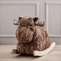 Babygyms || hobbelfiguren || vormenstoven Winkel 54 Kids Concept Kid's Concept Schommel Rendier