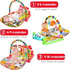 Allerion® Allerion Babygym – Speeltjes En Hangers – Baby Speelgoed – Met Speelmat - Vanaf 0 Jaar 13 Allerion® Allerion Babygym – Speeltjes En Hangers – Baby Speelgoed – Met Speelmat - Vanaf 0 Jaar -Babygyms || hobbelfiguren || vormenstoven Winkel 550x552